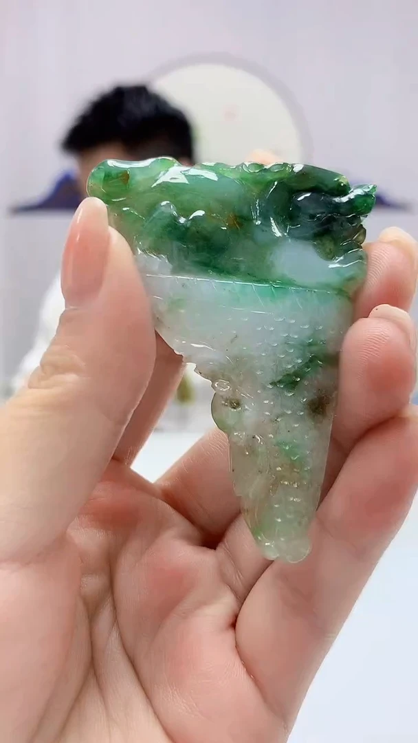 【闪购商品】翡翠颈饰未镶嵌5028ms-jj289龙牙