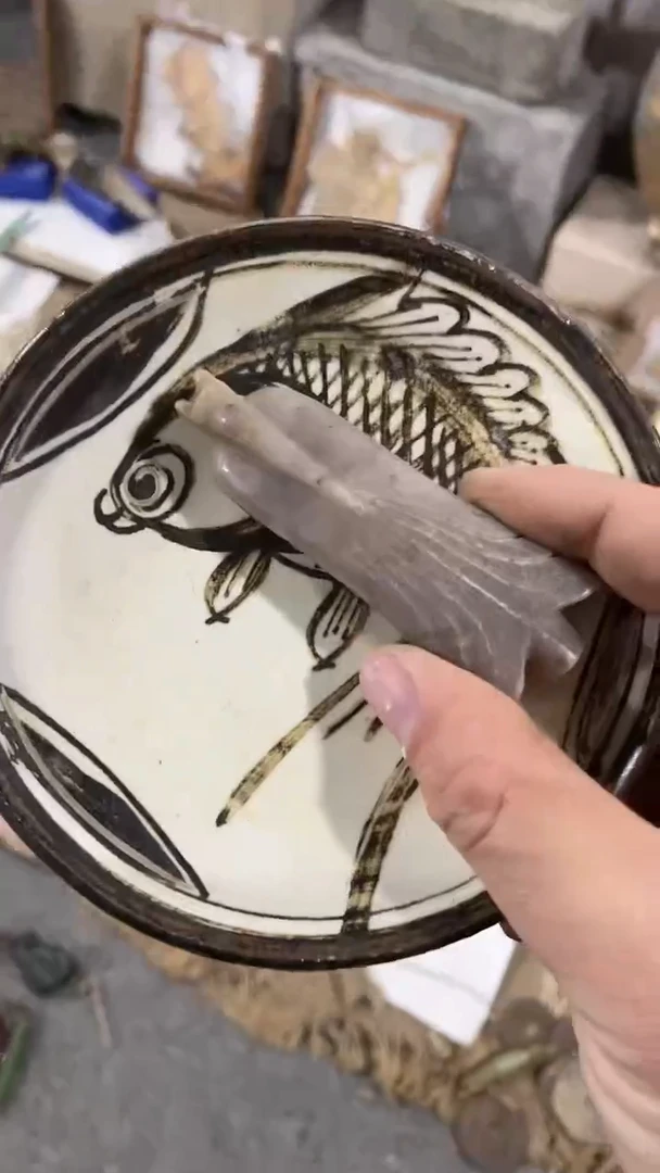 【闪购商品】摆件陶瓷，手工，手绘