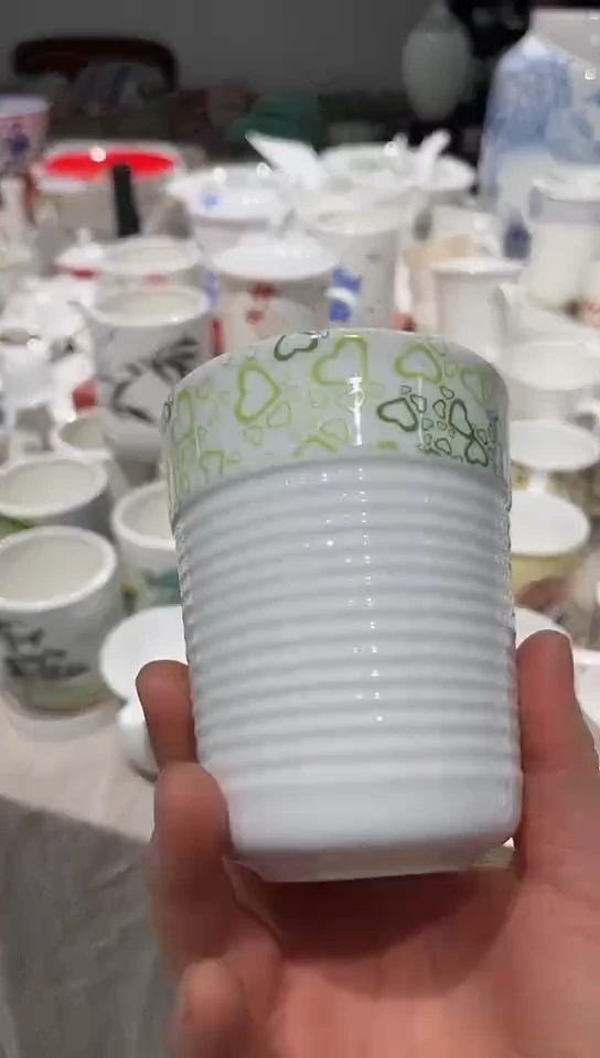 骨瓷5**6中号绿保温杯1个