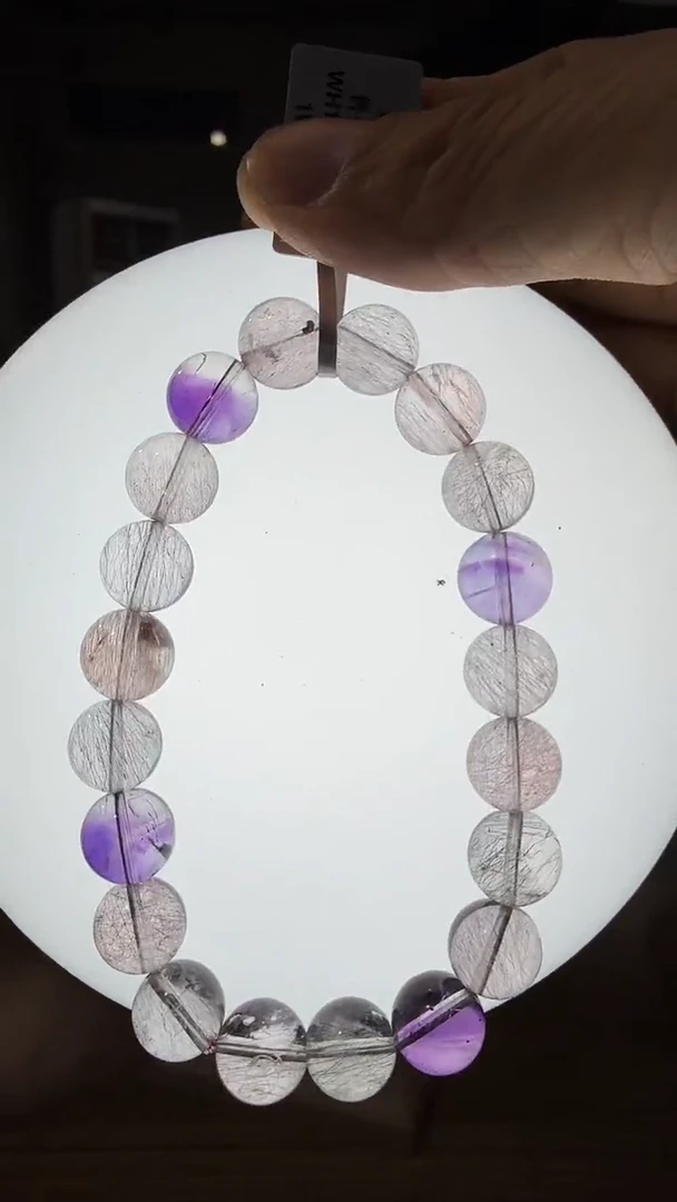 未镶嵌手链水晶优0919 约9mm