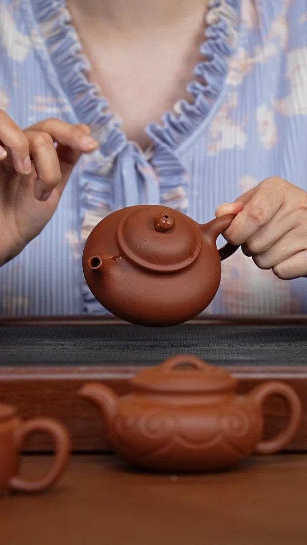 茶壶紫砂黄龙山老朱泥容天