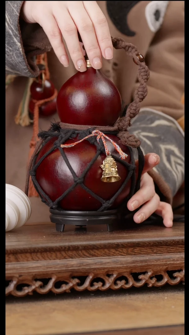 23号精品天然大漆酒葫芦一物一拍~