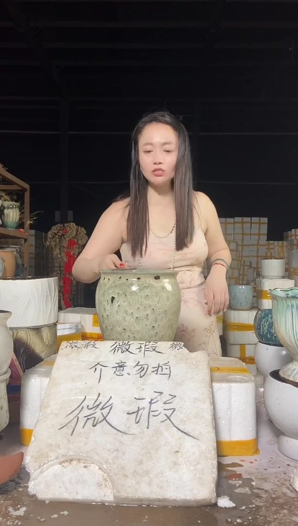 宜兴紫砂粗陶花盆19/21