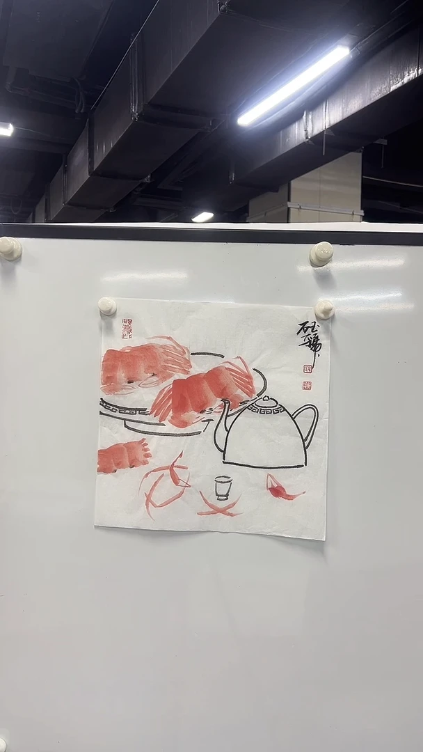 国画辛玉国老师手绘作品