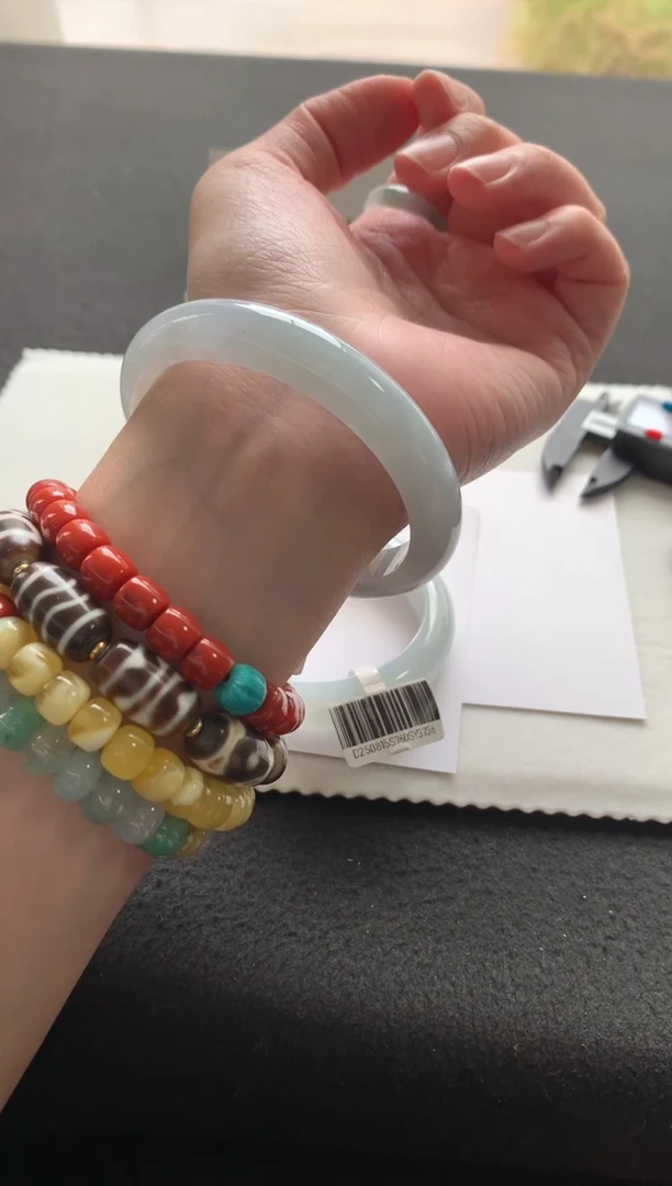 未镶嵌手镯翡翠54.8正圈买断Y2180