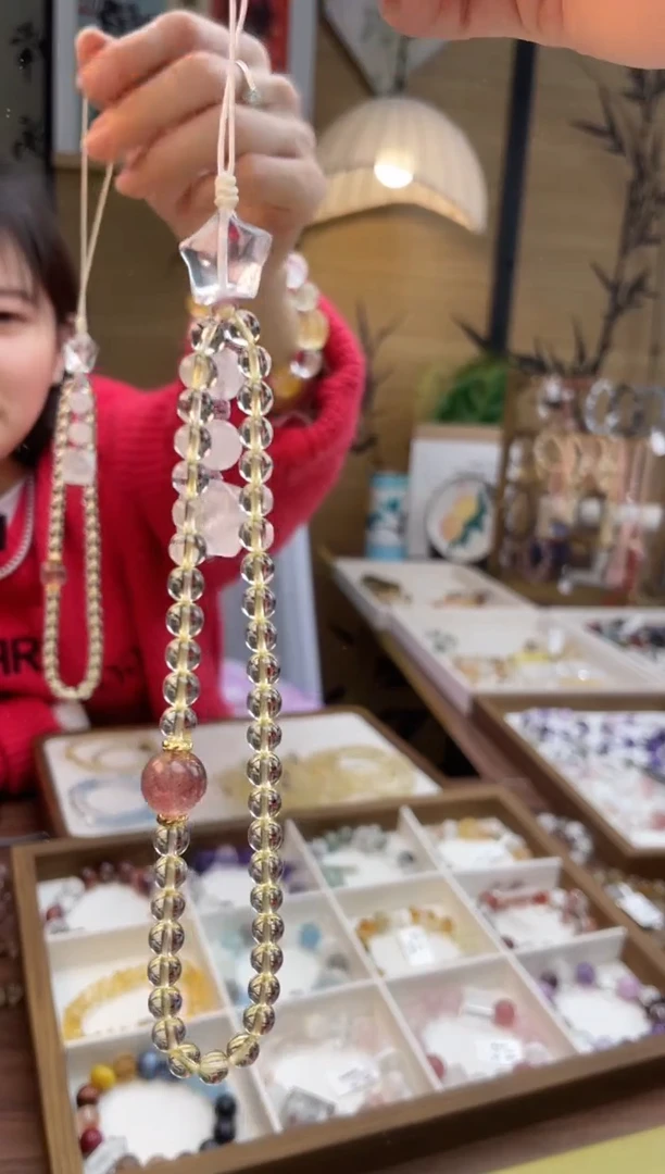 【闪购商品】水晶手链合金黄水晶