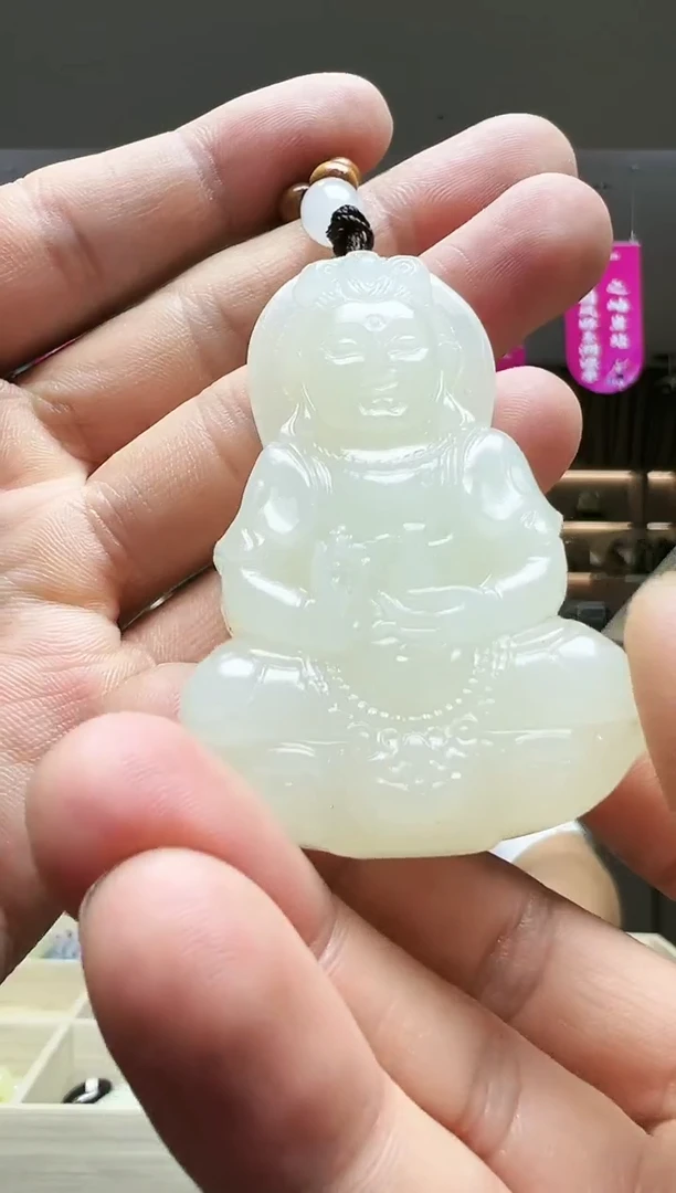 透闪石-蛇纹石玉未镶嵌挂件a128-多样性发货其中发一