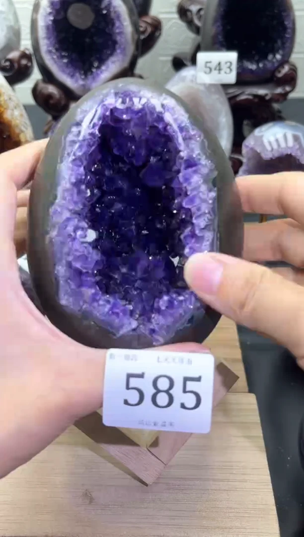 未镶嵌大型摆件（非配饰）紫晶585号龙蛋