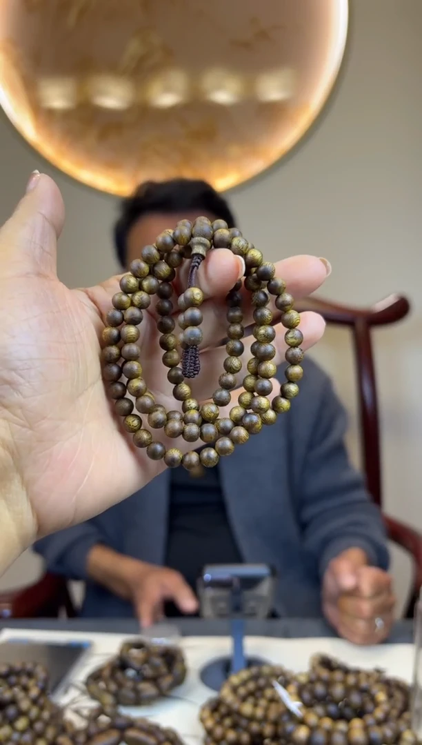 沉香手串卡6/11克乌身圆叶多样性发货一条