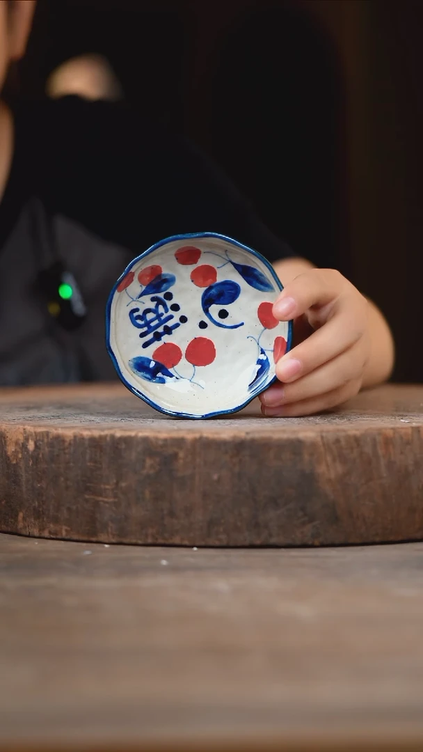 瓷片景德镇高温釉下彩（食品级）