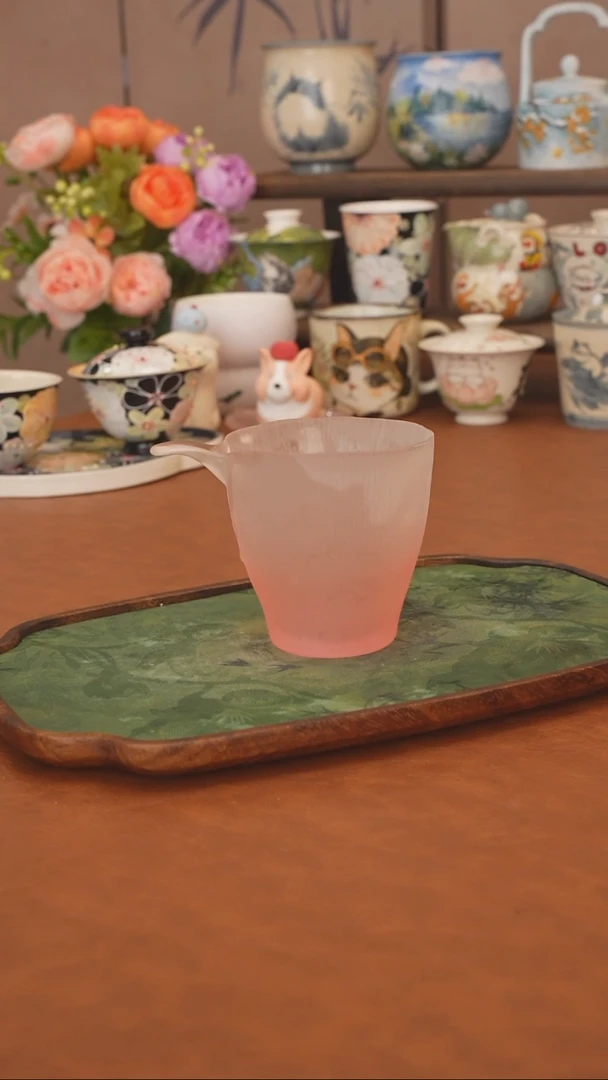 【落单】粉琉璃公道杯