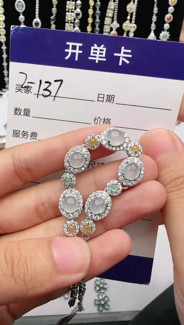 翡翠戒指银S925镶嵌1111