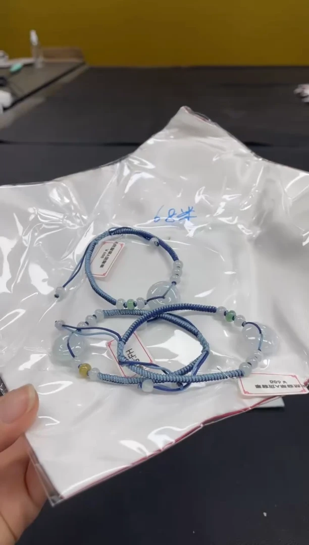 未镶嵌手绳翡翠翡翠手绳多样性发一