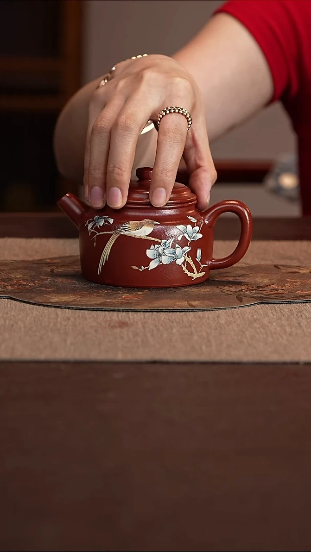 茶壶紫砂老朱泥德钟