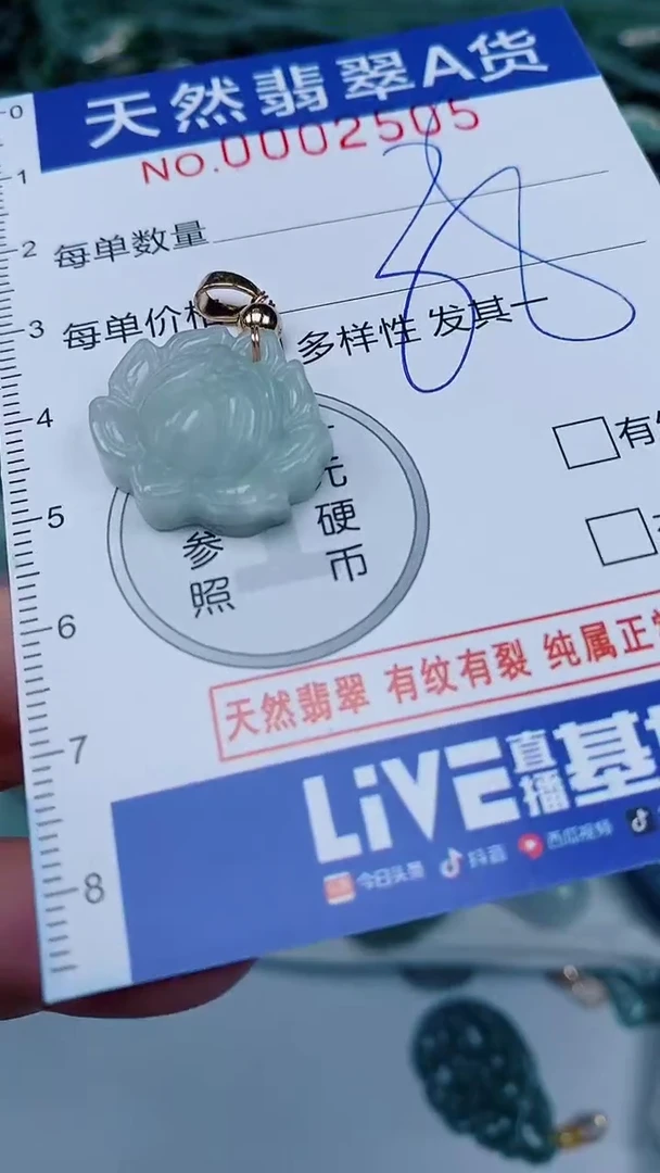 翡翠未镶嵌颈饰00002505