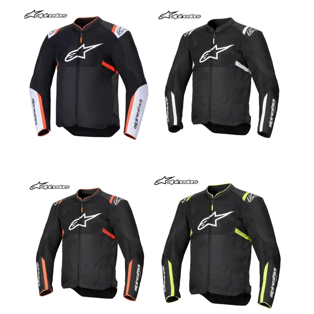 a星alpinestars夏季骑行服T-SPS AIR V2网眼通风防摔机车服装备