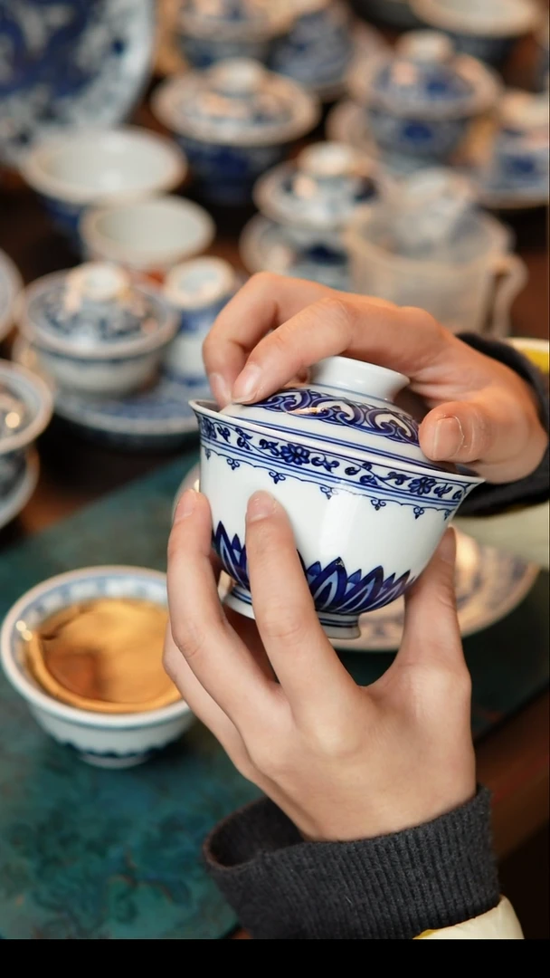 其他陶瓷宝象大盖碗