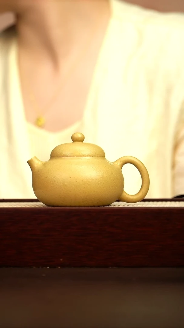 茶壶紫砂文旦 150cc梨皮绿泥