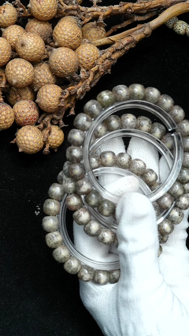 手串星月菩提黑武士黑透料-C007