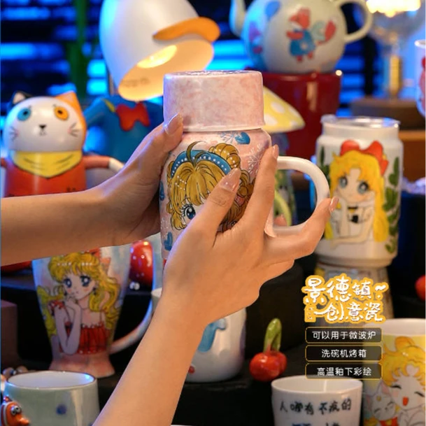 Z002小樱热水瓶杯  小女孩款