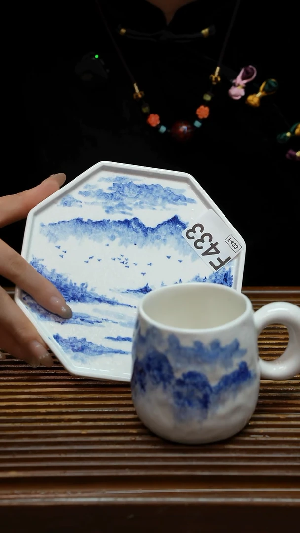 粗陶手工手做茶具