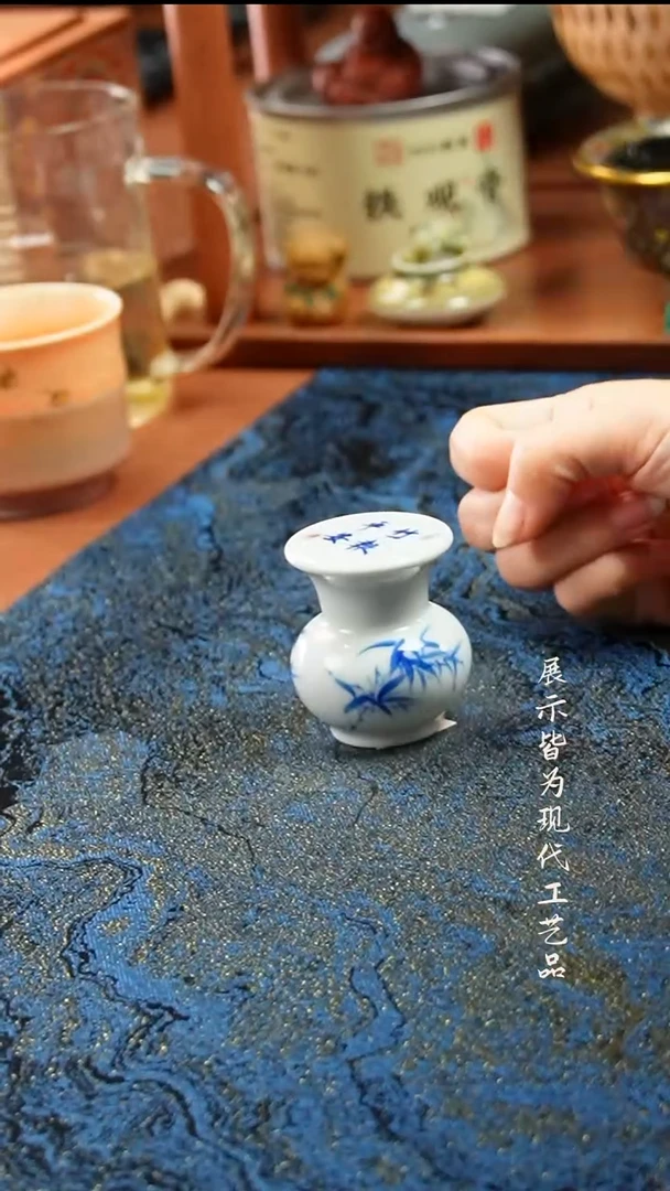 景德镇竹子蹲蹲盖置