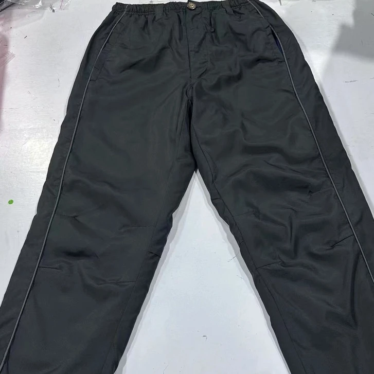 3保暖加绒棉裤休闲裤户外出口原单尾货轻奢尾单松紧腰男士