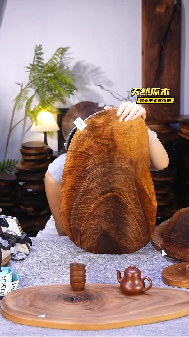 木北美黑胡桃原木.干裂疤结不属于商品质量问题完美主义者慎拍