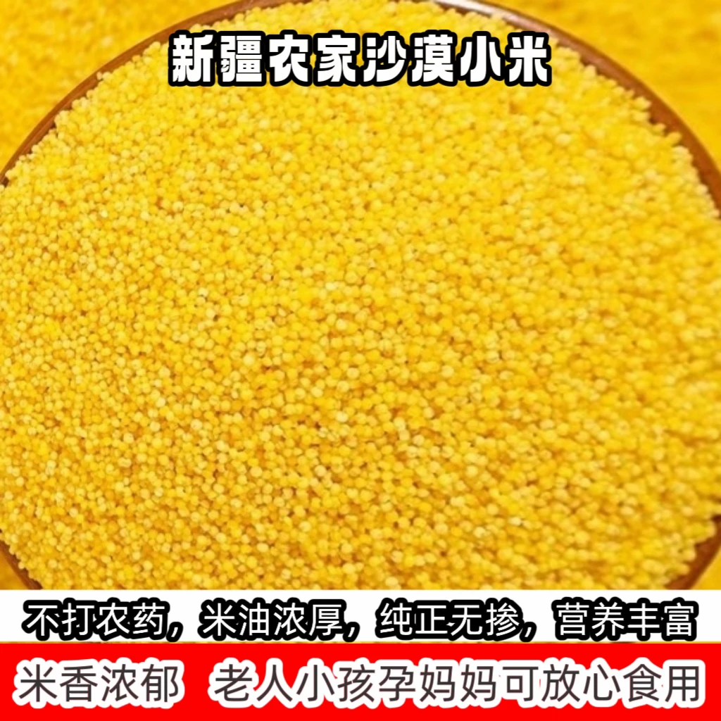 新疆沙漠小米1000g支持试吃【新疆直发】