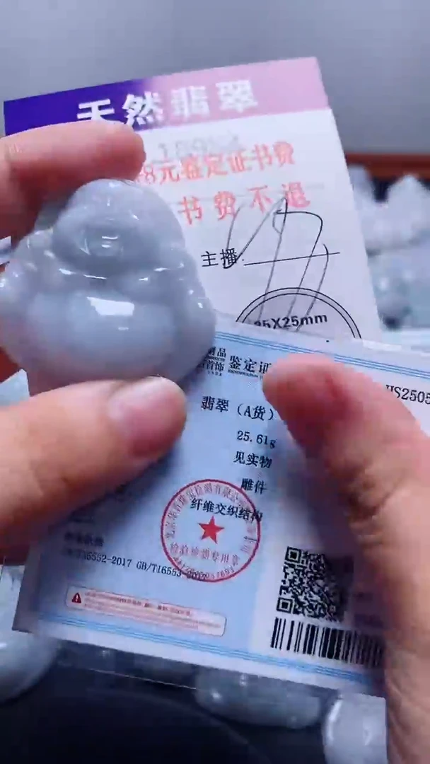 翡翠未镶嵌颈饰954