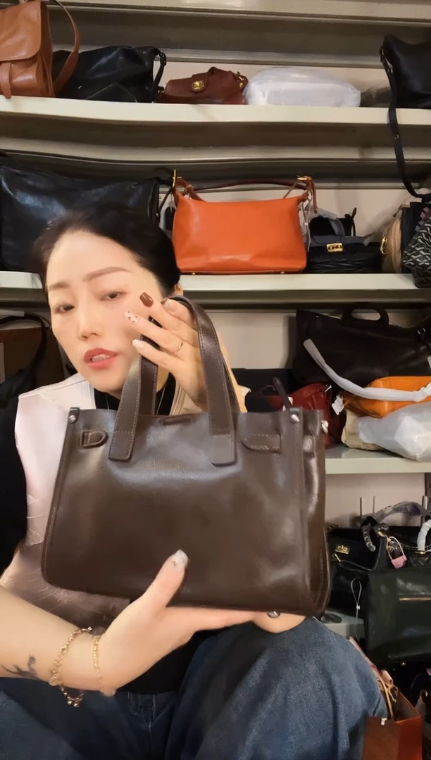 牛皮（革）高端订制时尚百搭女士手提斜跨包