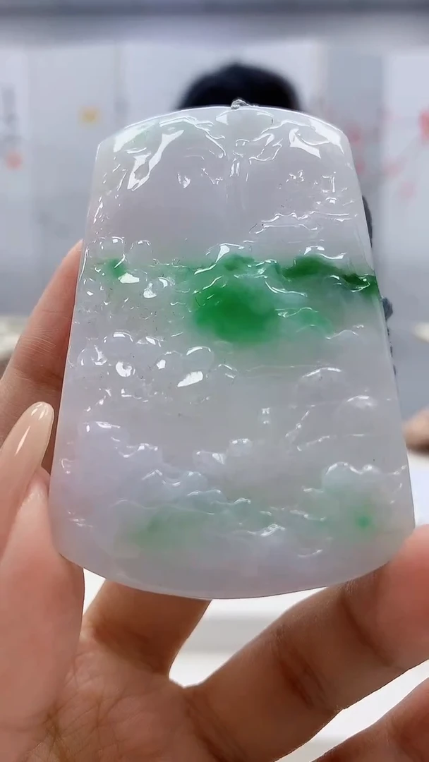 定制翡翠未镶嵌5160xx-毛货挂件20