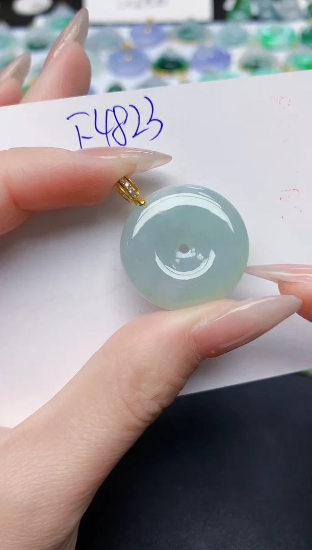 颈饰未镶嵌翡翠天然缅甸A货翡翠百元以上9元证书费自理