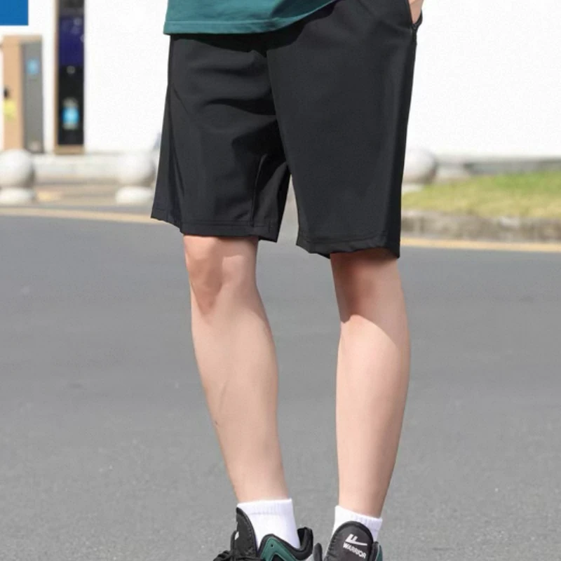 【KC-52-164001】男装冰丝 弹力短裤 2025春季新品 时尚直筒凉爽