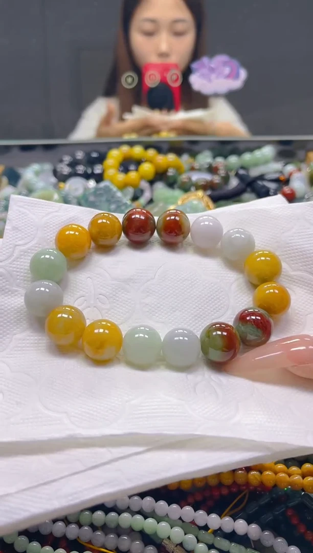 颈饰未镶嵌翡翠13MM