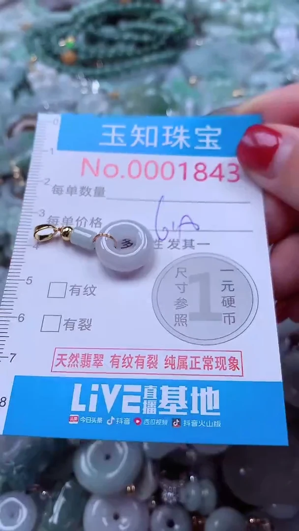 吊坠(不含链)未镶嵌翡翠1843