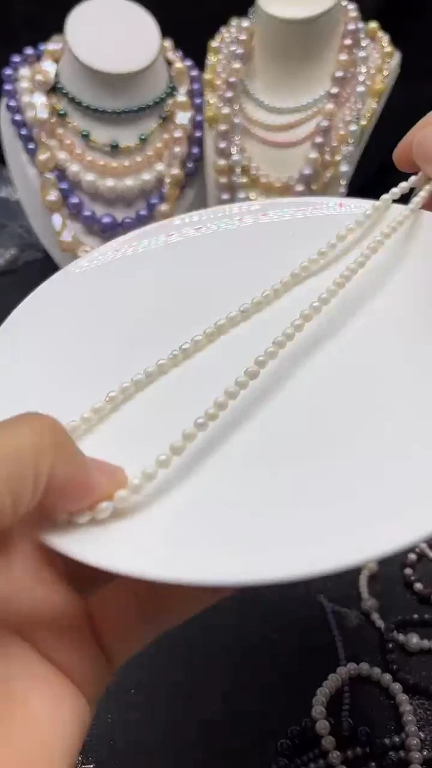 颈饰未镶嵌淡水珍珠多人