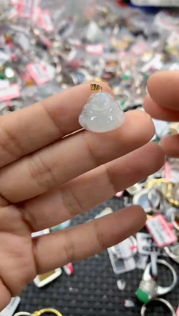 18K金镶嵌戒指翡翠11             3