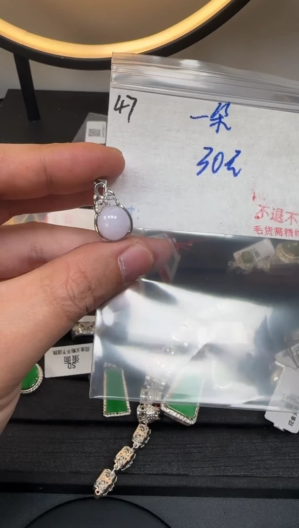 毛货需精细抛光戒面