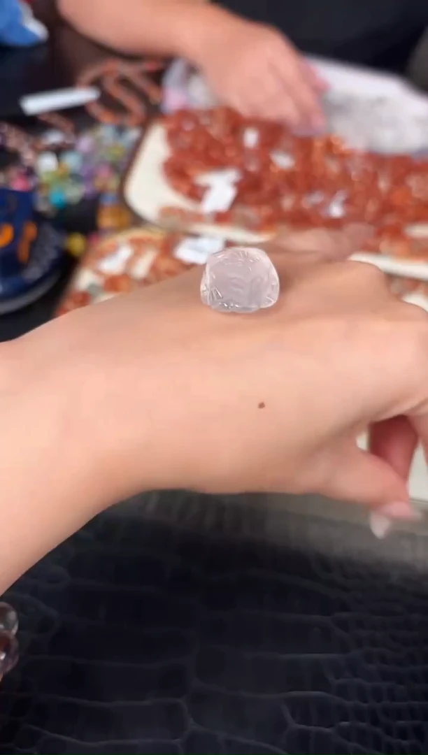水晶珠宝半成品未镶嵌奶爸专属02白水晶趴趴狐单颗多样性发其一