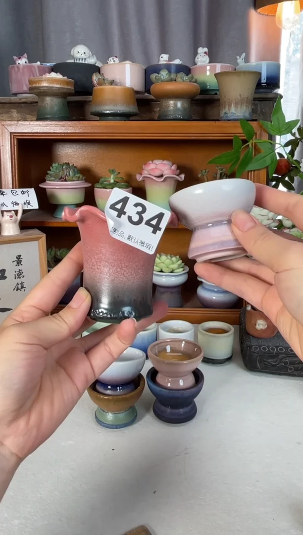 瓷片摩**西434知木小芳花盆