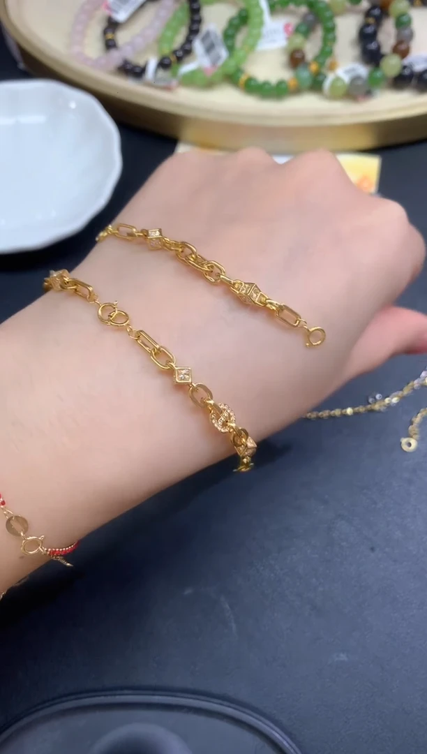 手链18K金延长链多样性发货一件A60|680