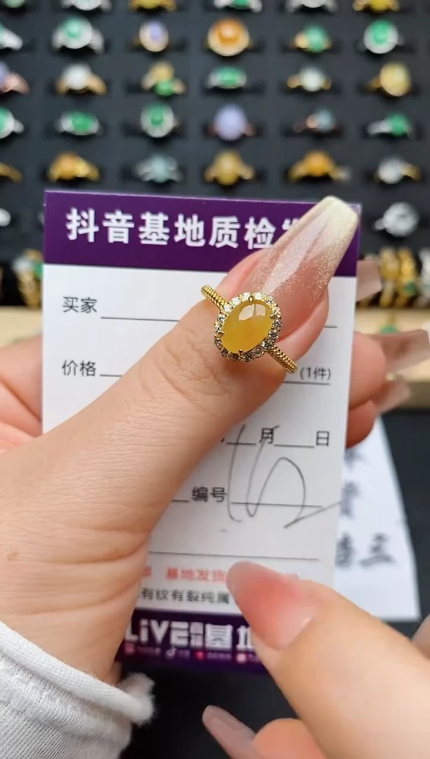 翡翠戒指银S925镶嵌...........