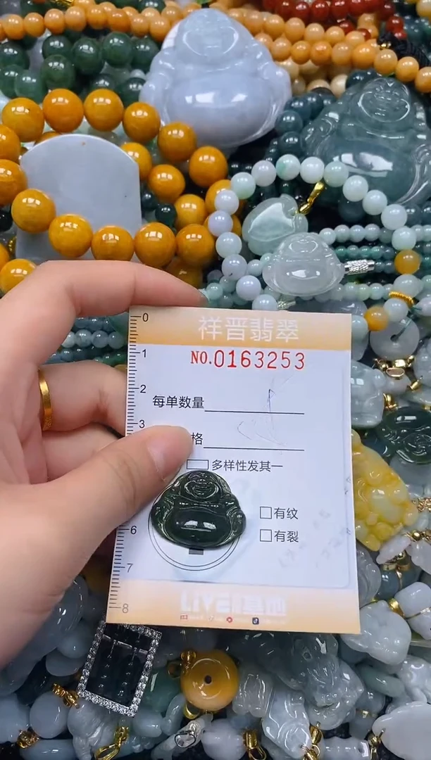 翡翠未镶嵌颈饰闪购0163253