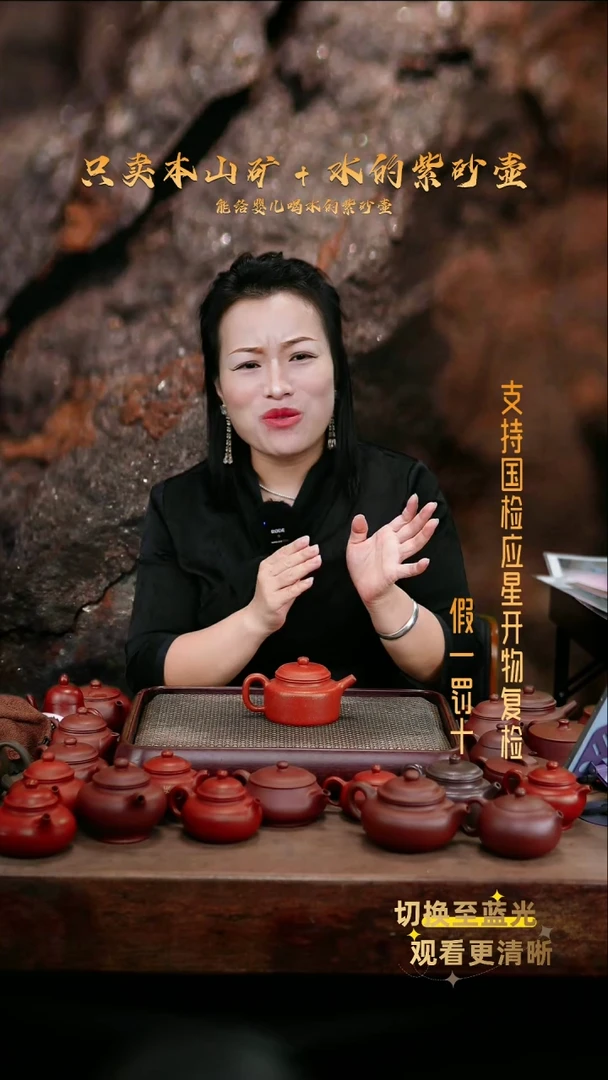 茶壶紫砂原矿 红降坡 全手 朝舟德钟壶
