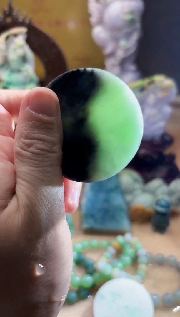 未镶嵌挂件翡翠A货张麦7413