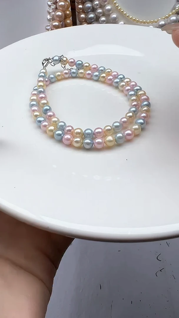 淡水珍珠未镶嵌颈饰1