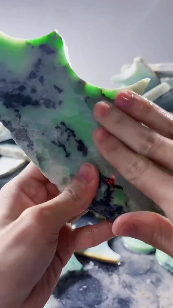 裸石翡翠缅甸翡翠A货文3415