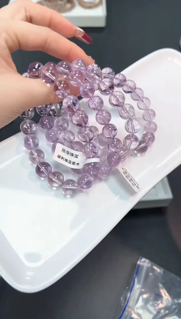 【闪购商品】水晶手串未镶嵌85A2多样性发其一1条默认微瑕