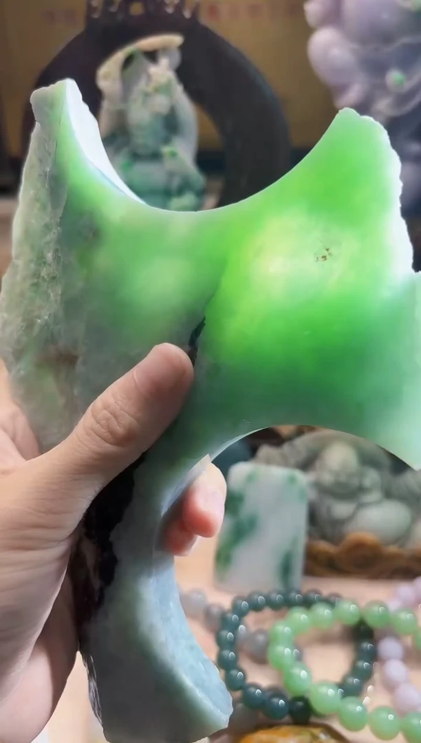 未镶嵌挂件翡翠A货柠优7471